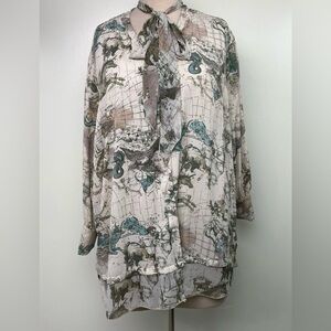 Melissa McCarthy Seven7 nautical blouse